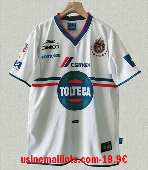 Maillot Rétro Chivas de Guadalajara Extérieur 2001 2002