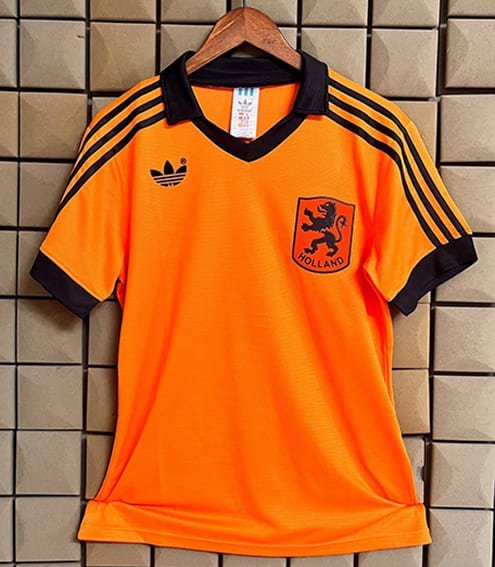Maillot Rétro Pays-Bas Domicile 1980