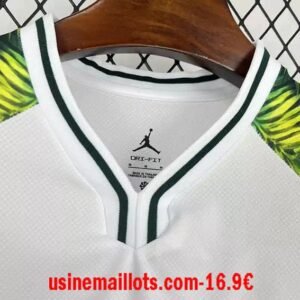 Alternative view of Maillot Spécial-Édition Bresil 2026 Blanc Vert