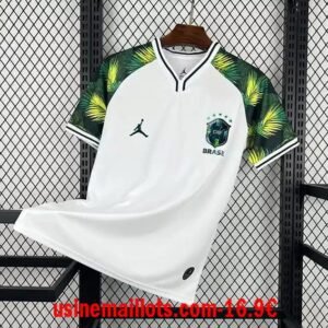 Maillot Spécial-Édition Bresil 2026 Blanc Vert
