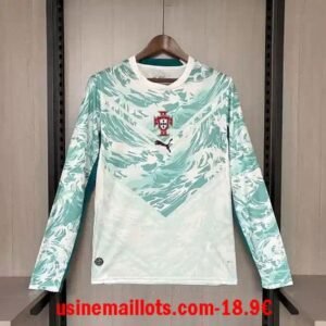 Maillot Manches Longues Portugal Extérieur Coupe du Monde 2026