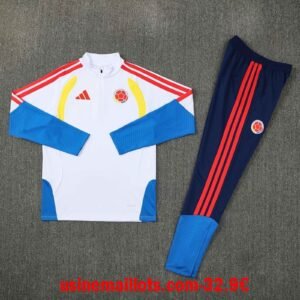 Survêtement Colombie 2026/2027 Blanc Bleu
