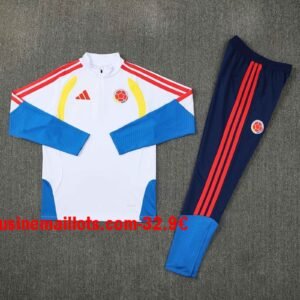 Survêtement Enfant Colombie 2026/2027 Blanc Bleu