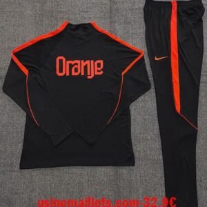 Alternative view of Survêtement Enfant Pays-Bas 2026/27 Noir Orange