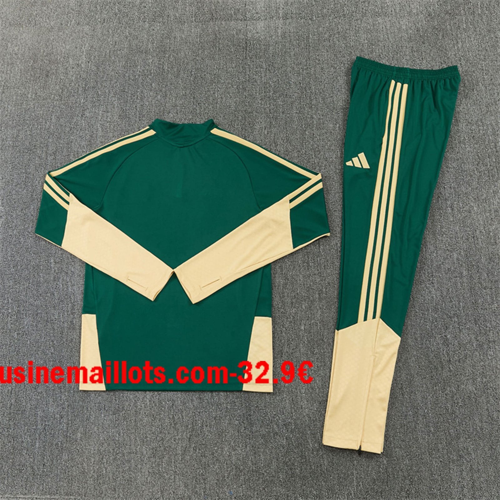 Survêtement Real Madrid 2026/2027 Vert Jaune – Image 3