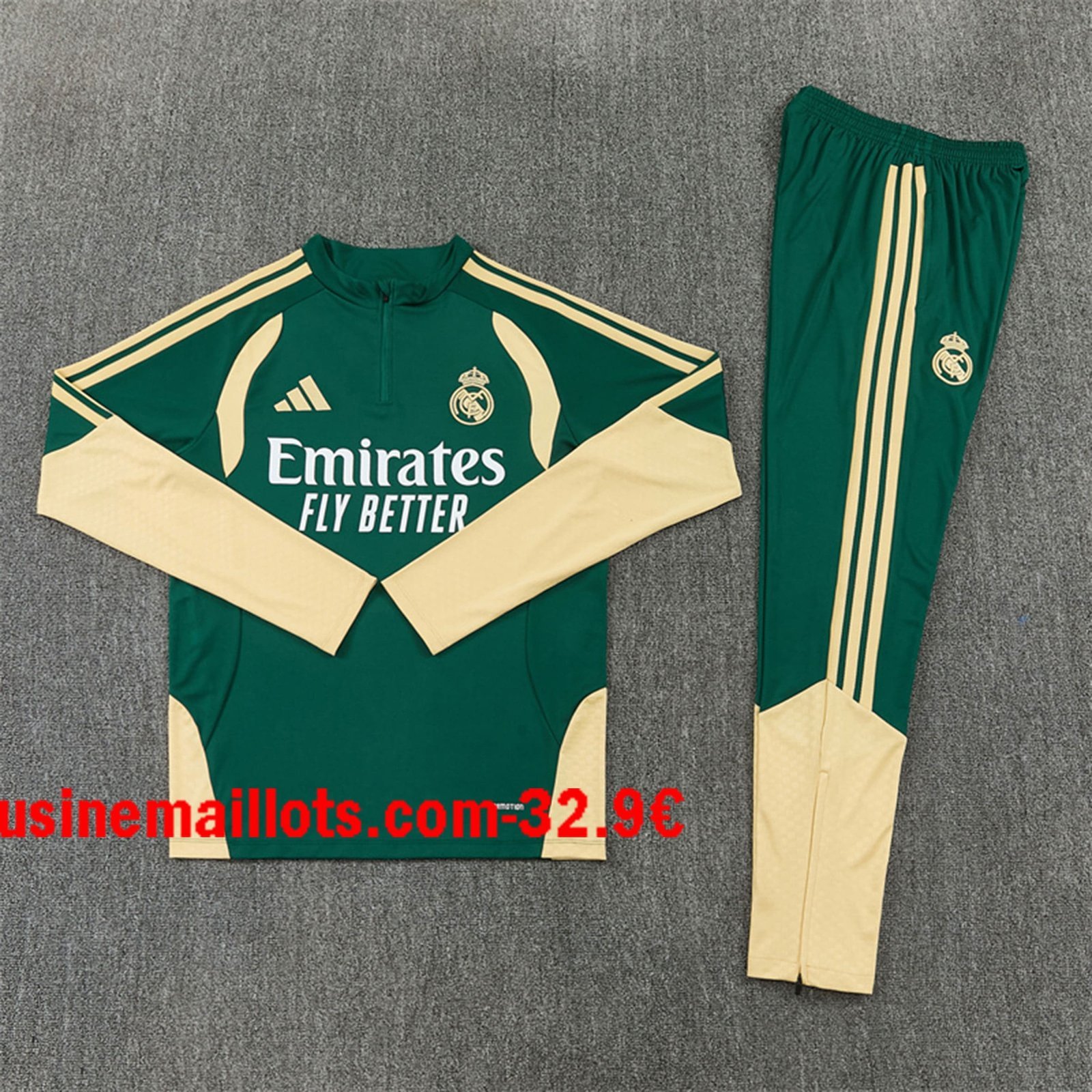 Survêtement Real Madrid 2026/2027 Vert Jaune