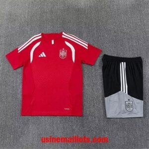 Ensemble Training Espagne 2026 Rouge Noir Gris