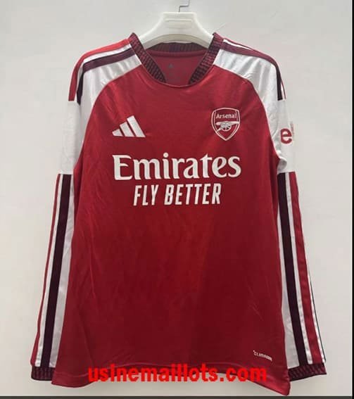 Maillot Arsenal Domicile Manches Longues 2026/2027