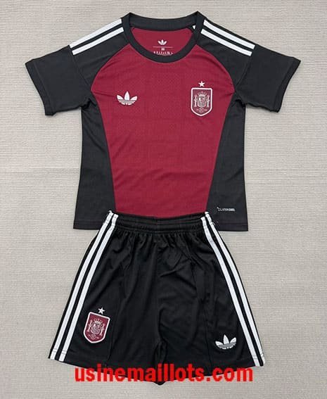 Maillot Enfant Espagne Gardien Coupe du Monde 2026