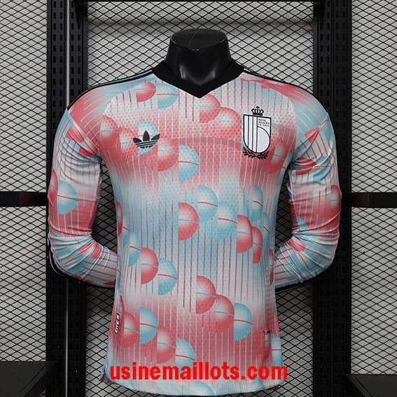 Maillot Match Manches Longues Belgique Extérieur Coupe du Monde 2026
