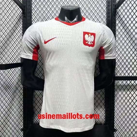 Maillot Match Pologne Domicile Coupe du Monde 2026
