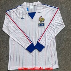 Maillot Rétro France Extérieur Manches Longues 1980/1982