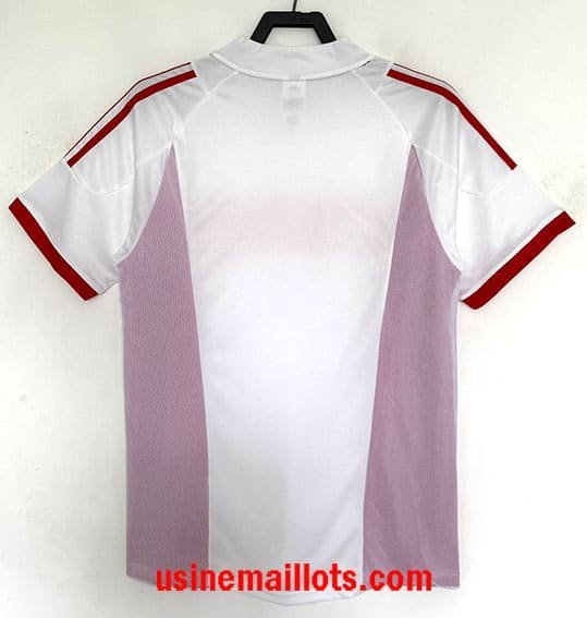 Maillot Rétro Turquie Extérieur 2002 Rouge Blanc – Image 2