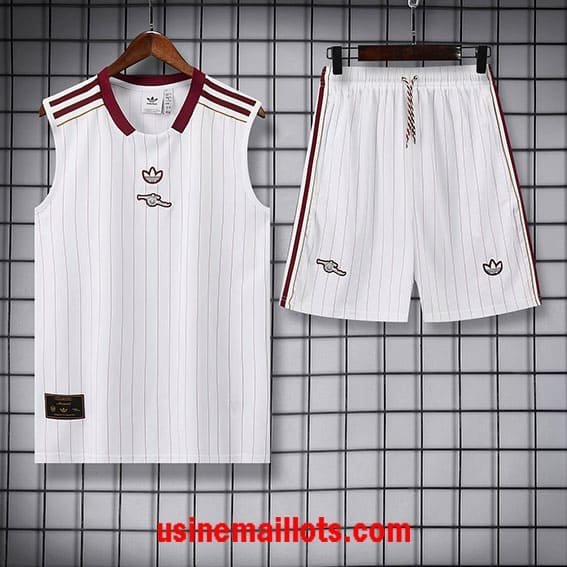 Ensemble Debardeur Arsenal 2026/2027 Blanc