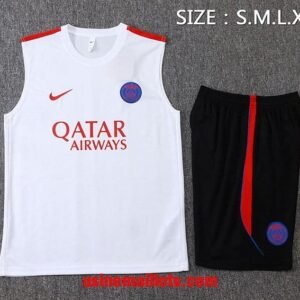 Ensemble Debardeur PSG 2026/2027 Blanc Noir