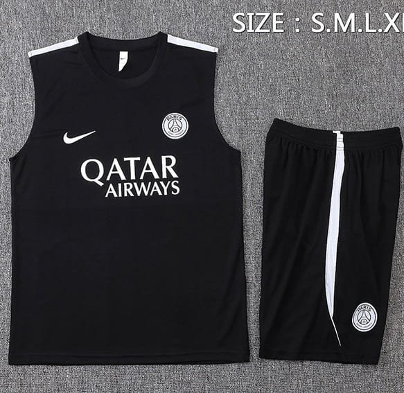 Ensemble Debardeur PSG 2026/2027 Noir