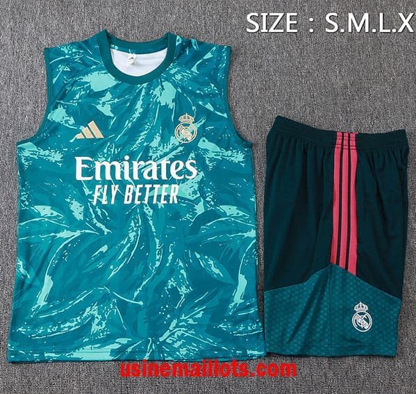 Ensemble Debardeur Real Madrid 2026/2027 Vert