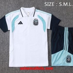 Ensemble Polo Argentine 2026/2027 Blanc Bleu
