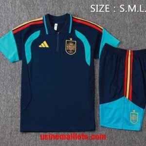 Ensemble Polo Espagne 2026/2027 Bleu