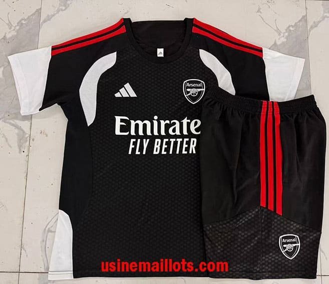 Ensemble Training Arsenal 2026/2027 Noir Blanc
