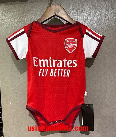 Maillot Body Bebe Arsenal Domicile 2026/2027 Rouge Blanc