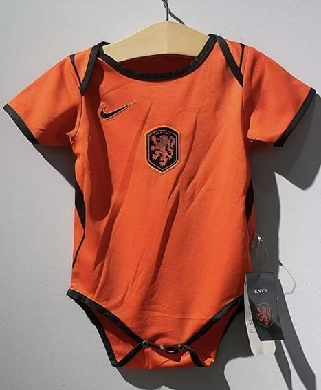 Maillot Body Bebe Pays-Bas Domicile Coupe du Monde 2026 Orange