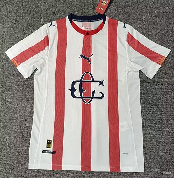 Maillot Chivas de Guadalajara 2026/2027 120 Ans Blanc Rouge