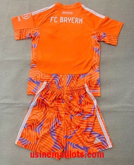 Maillot Enfant Bayern Munich Gardien 2026/2027 Orange – Image 2