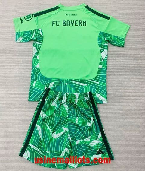 Maillot Enfant Bayern Munich Gardien 2026/2027 Vert – Image 2