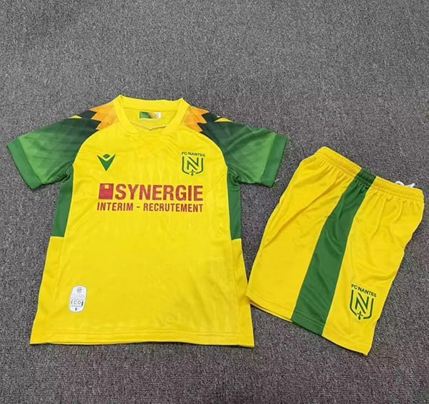 Maillot Enfant FC Nantes Domicile 2026/2027 Jaune Vert