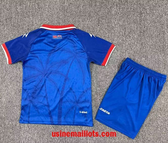Maillot Enfant Haiti Domicile Coupe du Monde 2026 Bleu – Image 2