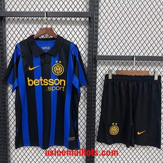 Maillot Enfant Inter Milan Domicile 2026/2027 Bleu Noir