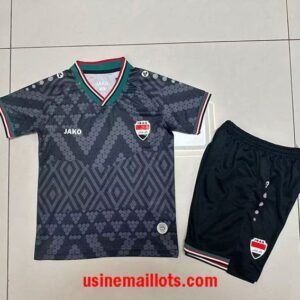 Maillot Enfant Iraq Third 2026/2027 Noir Gris