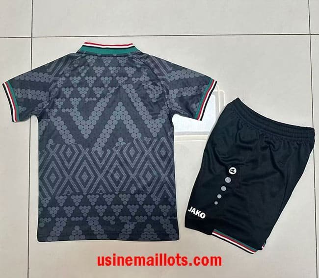 Maillot Enfant Iraq Third 2026/2027 Noir Gris – Image 2
