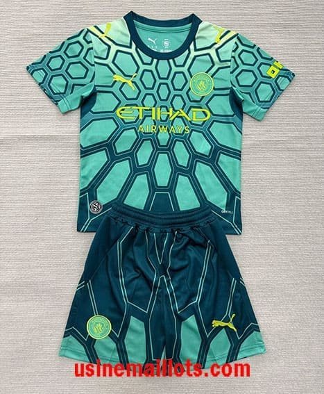 Maillot Enfant Manchester City Gardien 2026/2027 Vert