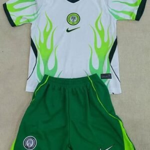 Maillot Enfant Nigeria Extérieur 2026/2027 Blanc Vert