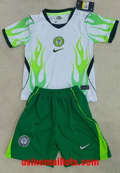 Maillot Enfant Nigeria Extérieur 2026/2027 Blanc Vert