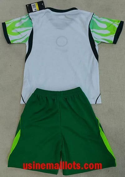 Maillot Enfant Nigeria Extérieur 2026/2027 Blanc Vert – Image 2