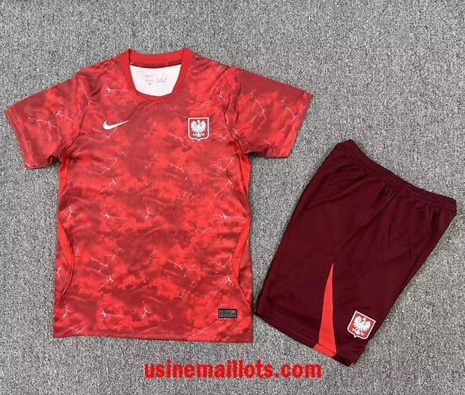 Maillot Enfant Pologne Extérieur Coupe du Monde 2026