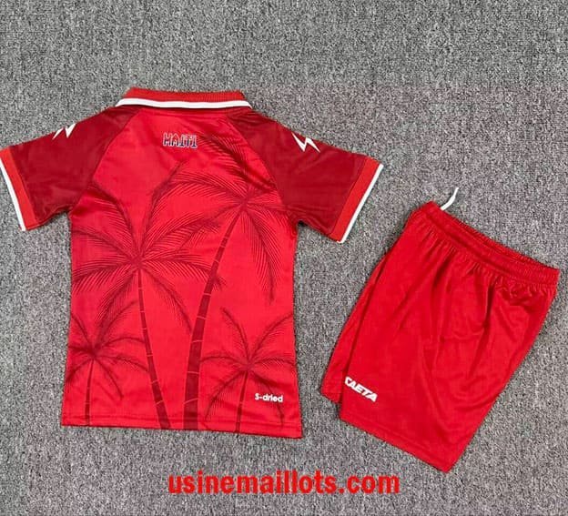Maillot Enfant Pologne Third Coupe du Monde 2026 Rouge – Image 2