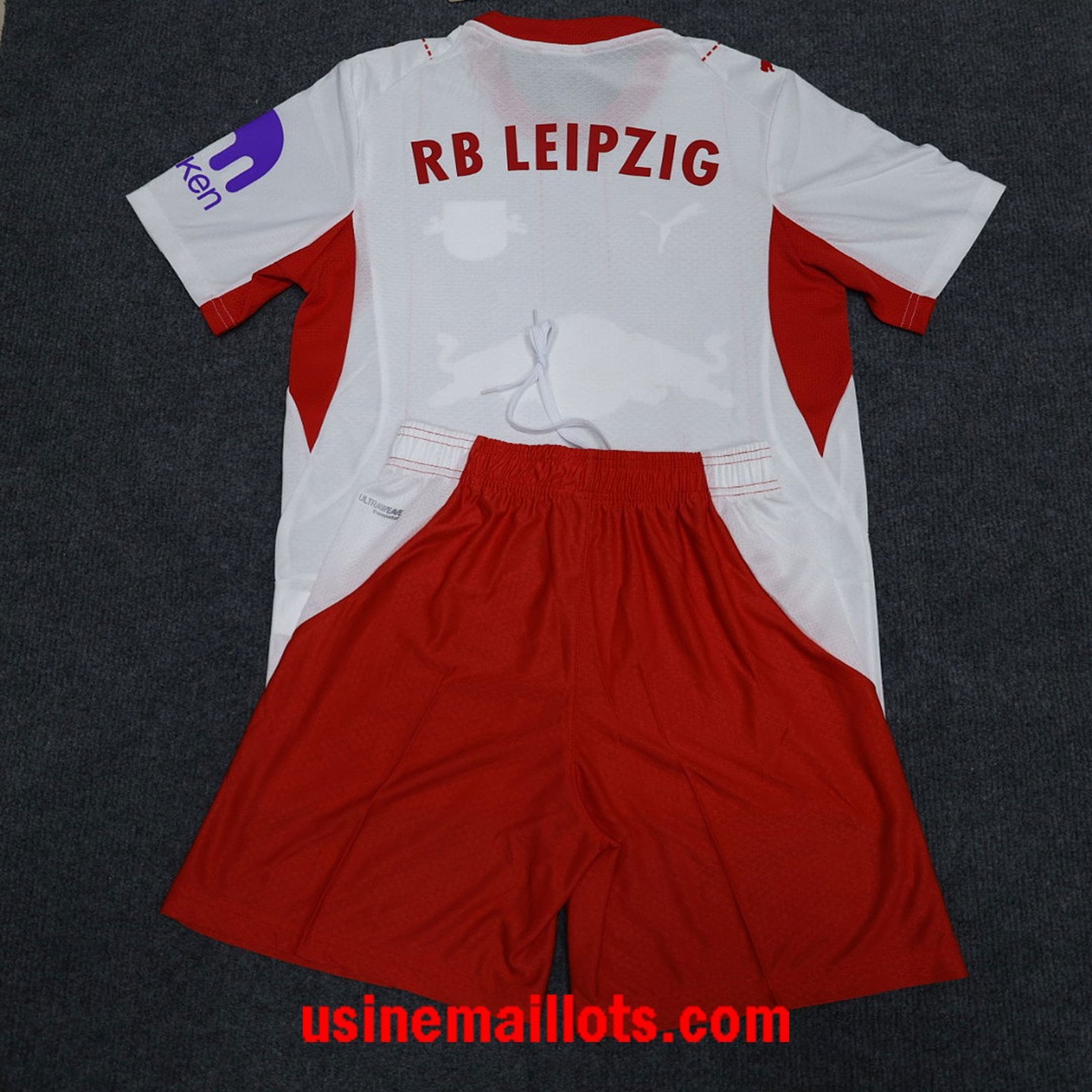 Maillot Enfant RB Leipzig Domicile 2026/2027 Rouge Blanc – Image 2