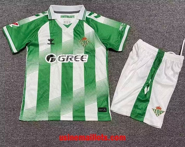 Maillot Enfant Real Betis Domicile 2026/2027 Blanc Vert