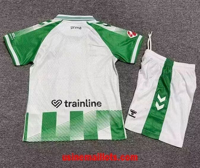 Maillot Enfant Real Betis Domicile 2026/2027 Blanc Vert – Image 2