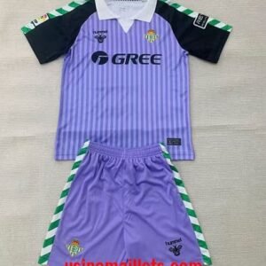 Maillot Enfant Real Betis Gardien 2026/2027 Violet Noir