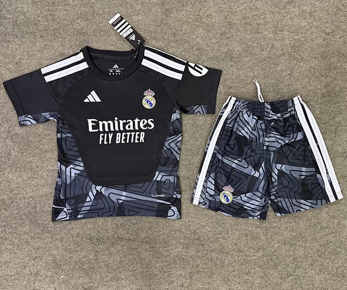 Maillot Enfant Real Madrid Gardien 2026/2027 Noir