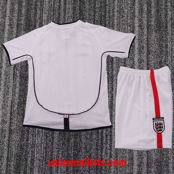 Maillot Enfant Rétro Angleterre Domicile 2002 – Image 2