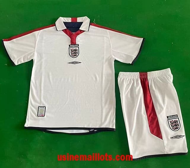 Maillot Enfant Rétro Angleterre Domicile 2004