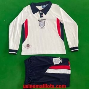 Maillot Enfant Rétro Angleterre Domicile Manches Longues 1998