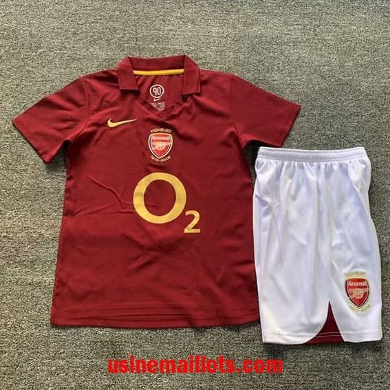 Maillot Enfant Rétro Arsenal Domicile 2005-2006