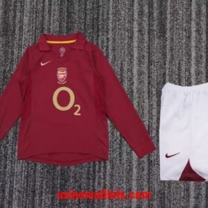 Maillot Enfant Rétro Arsenal Domicile Manches Longues 2005-2006